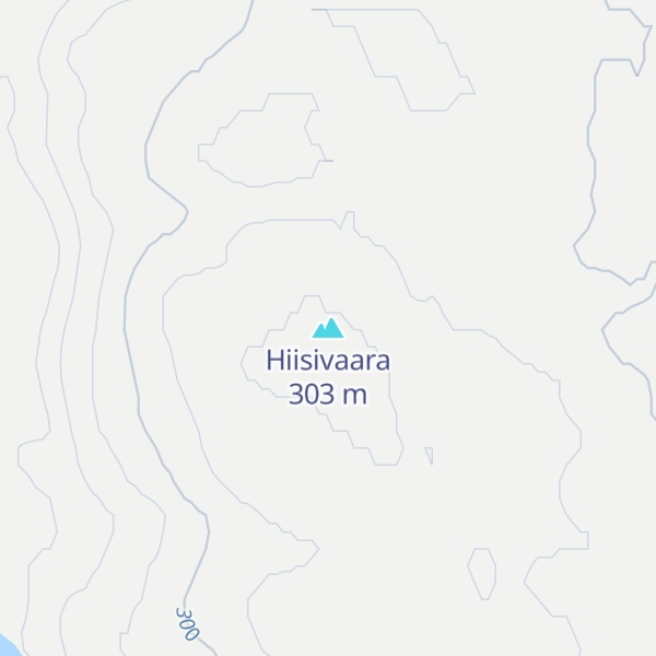 Map of Hiisivaara