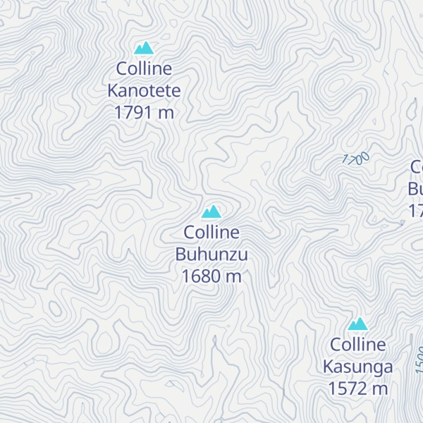 Map of Colline Buhunzu