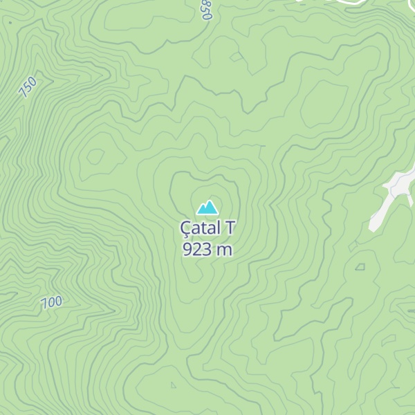 Map of Çatal T