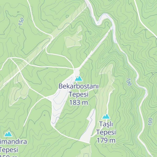 Map of Bekarbostanı Tepesi