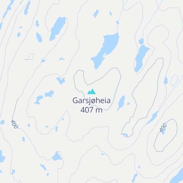 Map of Garsjøheia
