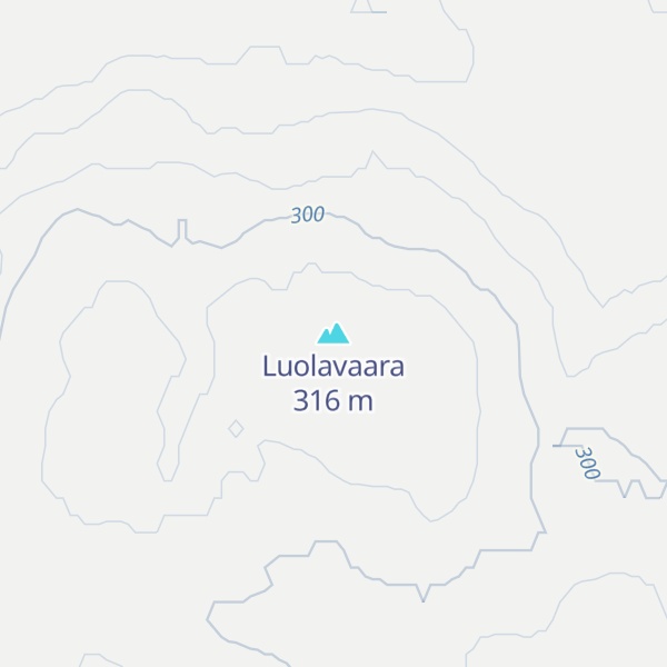 Map of Luolavaara