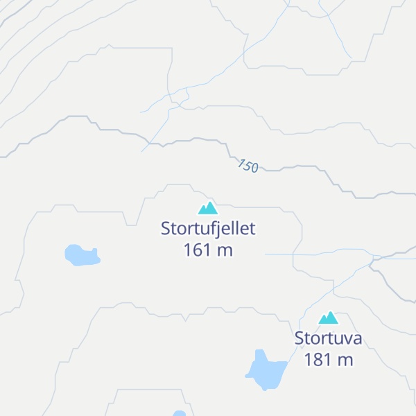 Map of Stortufjellet