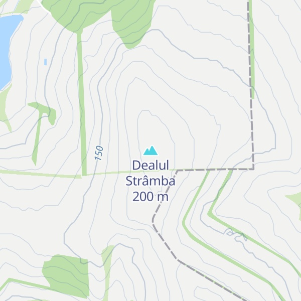 Map of Dealul Strâmba