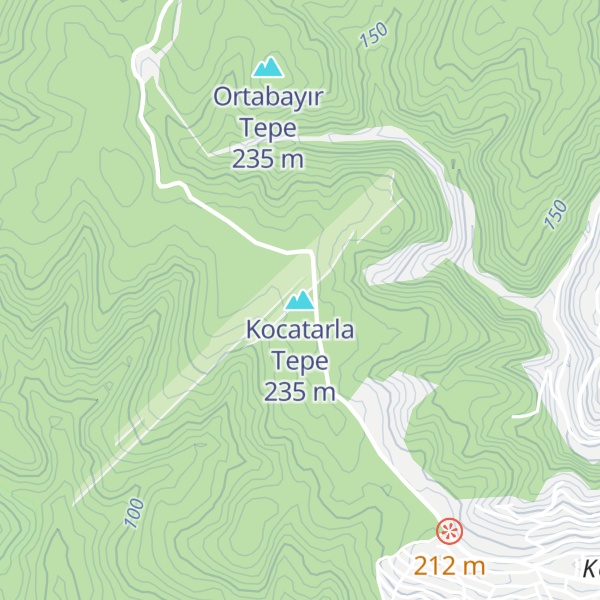Map of Kocatarla Tepe