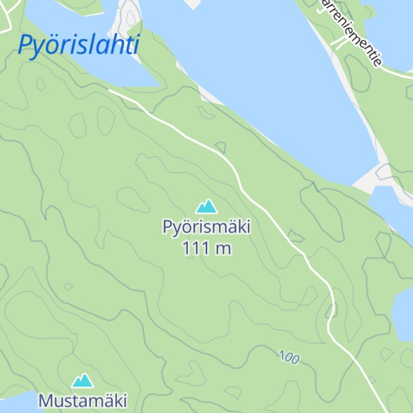 Map of Pyörismäki
