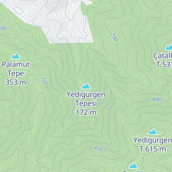 Map of Yedigürgen Tepesi