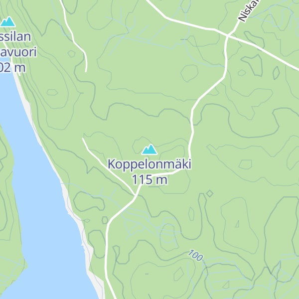 Map of Koppelonmäki
