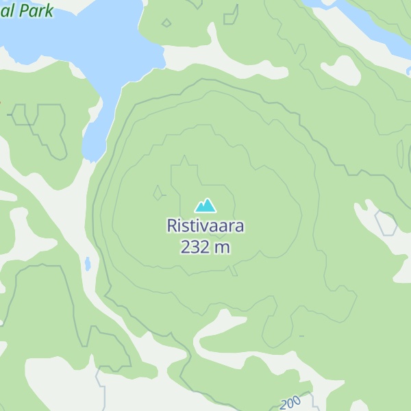 Map of Ristivaara