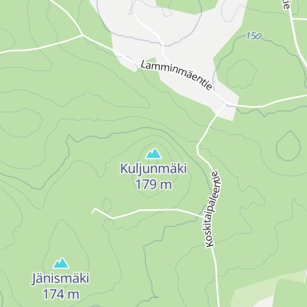 Map of Kuljunmäki