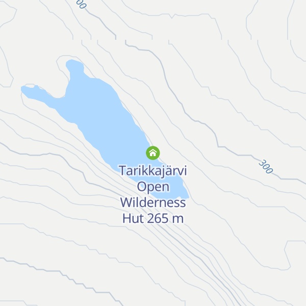 Map of Tarikkajärvi Open Wilderness Hut