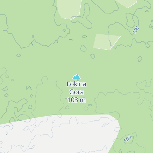 Map of Fokina Gora