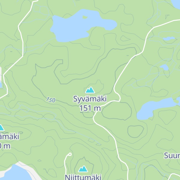 Map of Syvämäki