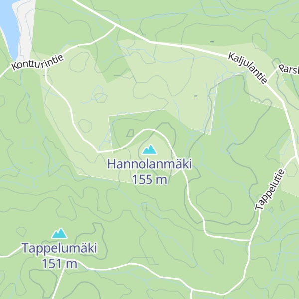 Map of Hannolanmäki