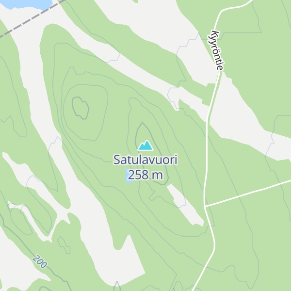 Map of Satulavuori