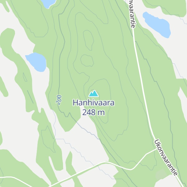 Map of Hanhivaara