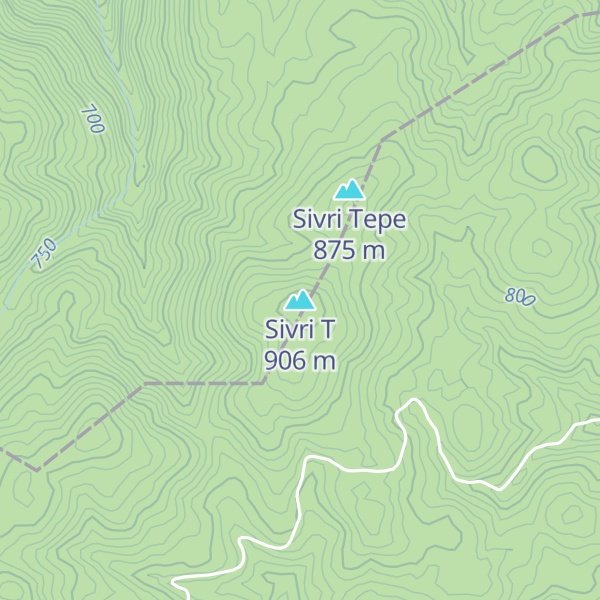 Map of Sivri T