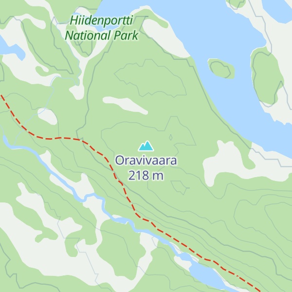 Map of Oravivaara