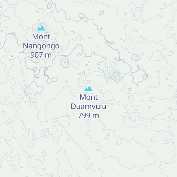Map of Mont Duamvulu