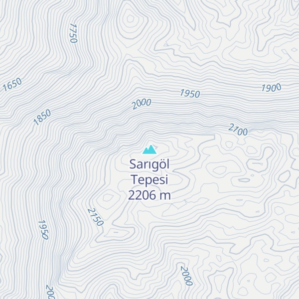 Map of Sarıgöl Tepesi