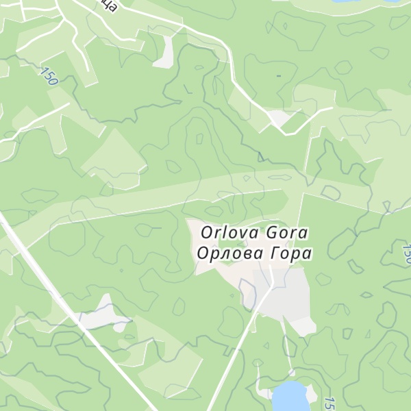 Map of Orlova Gora