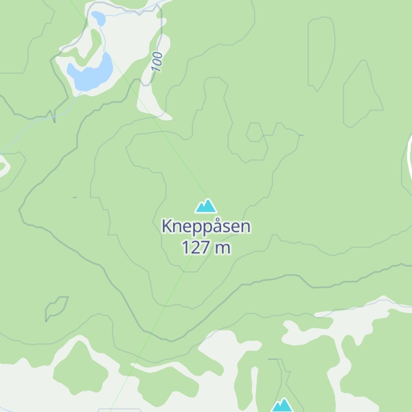 Map of Kneppåsen