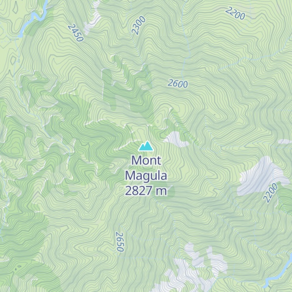 Map of Mont Magula