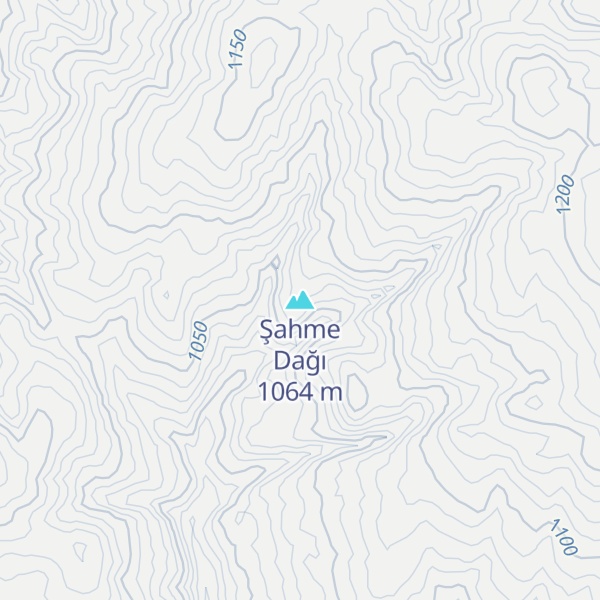 Map of Şahme Dağı