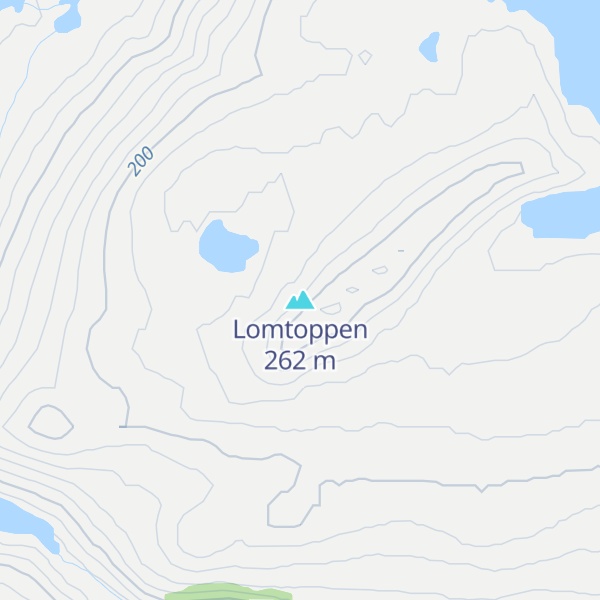 Map of Lomtoppen