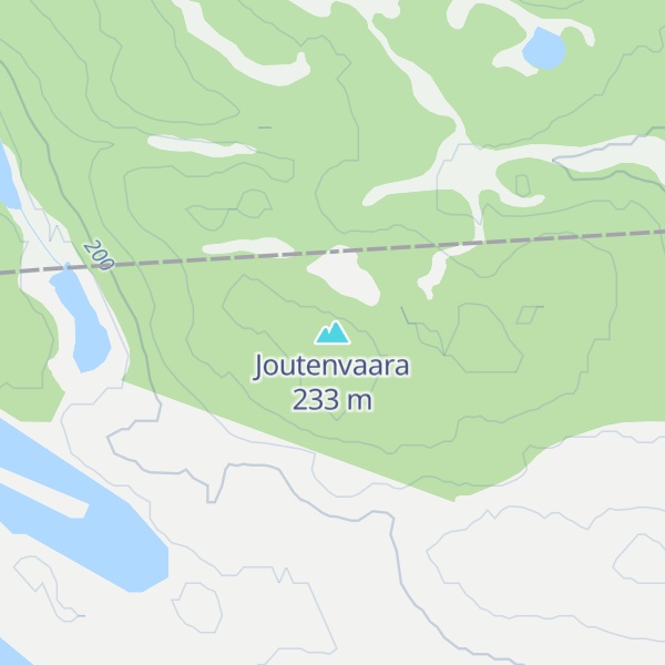 Map of Joutenvaara