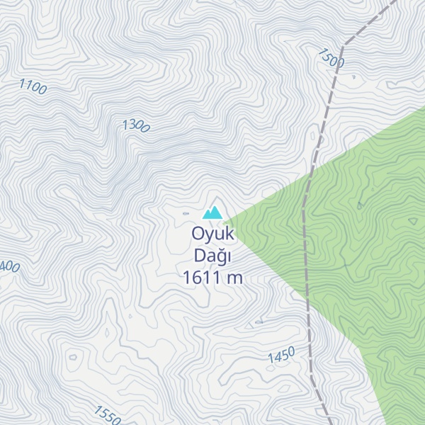 Map of Oyuk Dağı