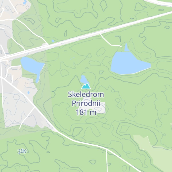 Map of Skeledrom Prirodnii