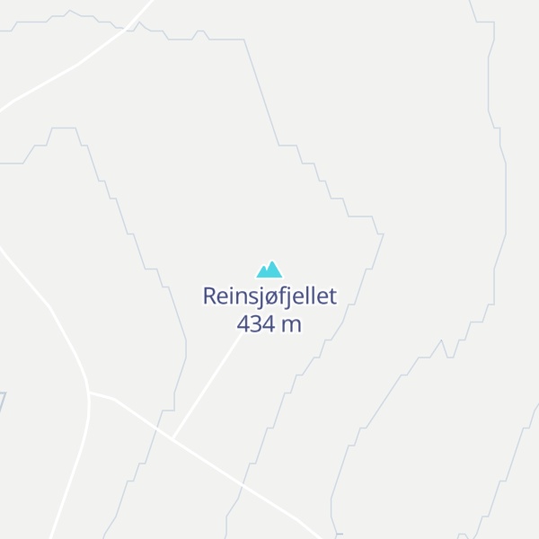 Map of Reinsjøfjellet