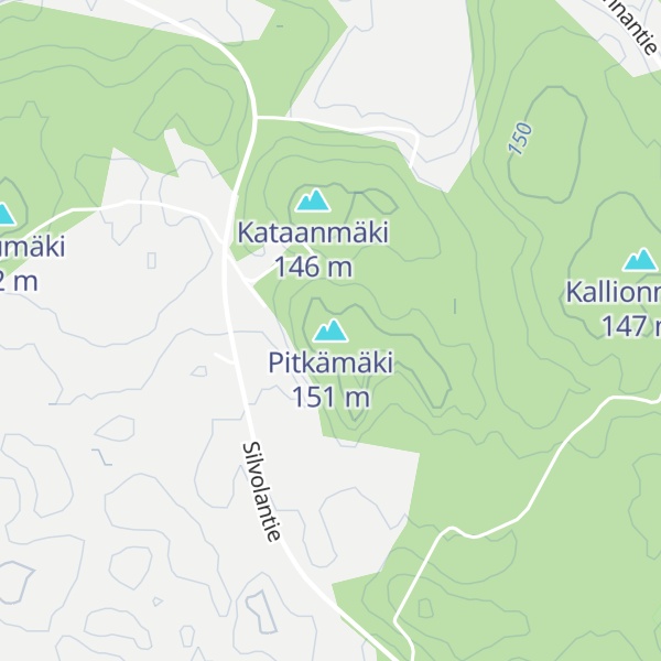 Map of Pitkämäki