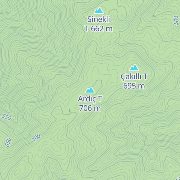 Map of Ardıç T