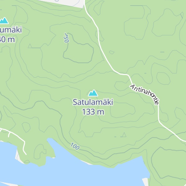 Map of Satulamäki