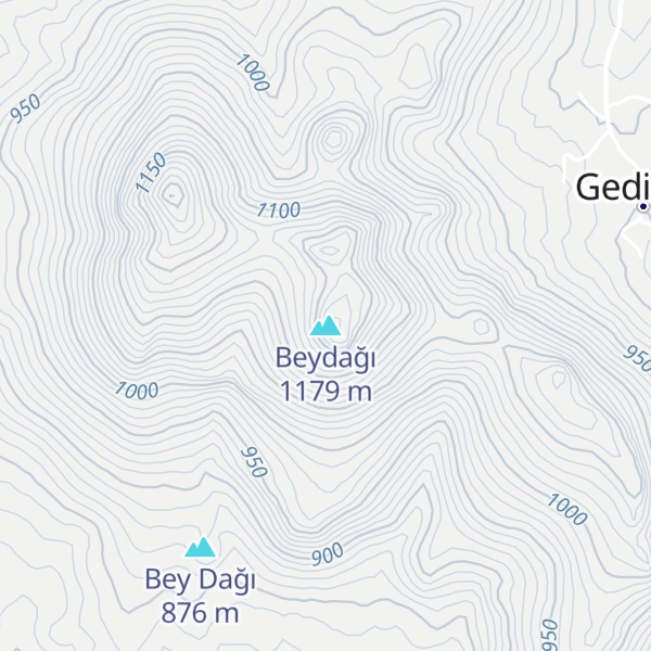 Map of Beydağı