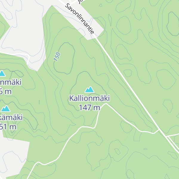 Map of Kallionmäki