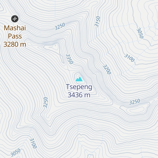 Map of Tsepeng