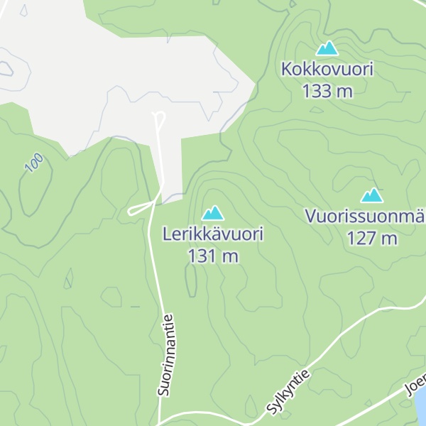 Map of Lerikkävuori