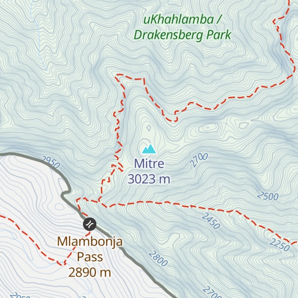 Map of Mitre