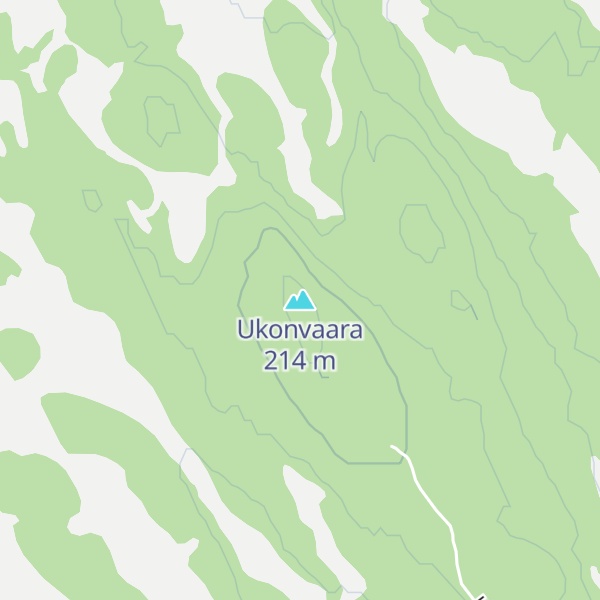 Map of Ukonvaara