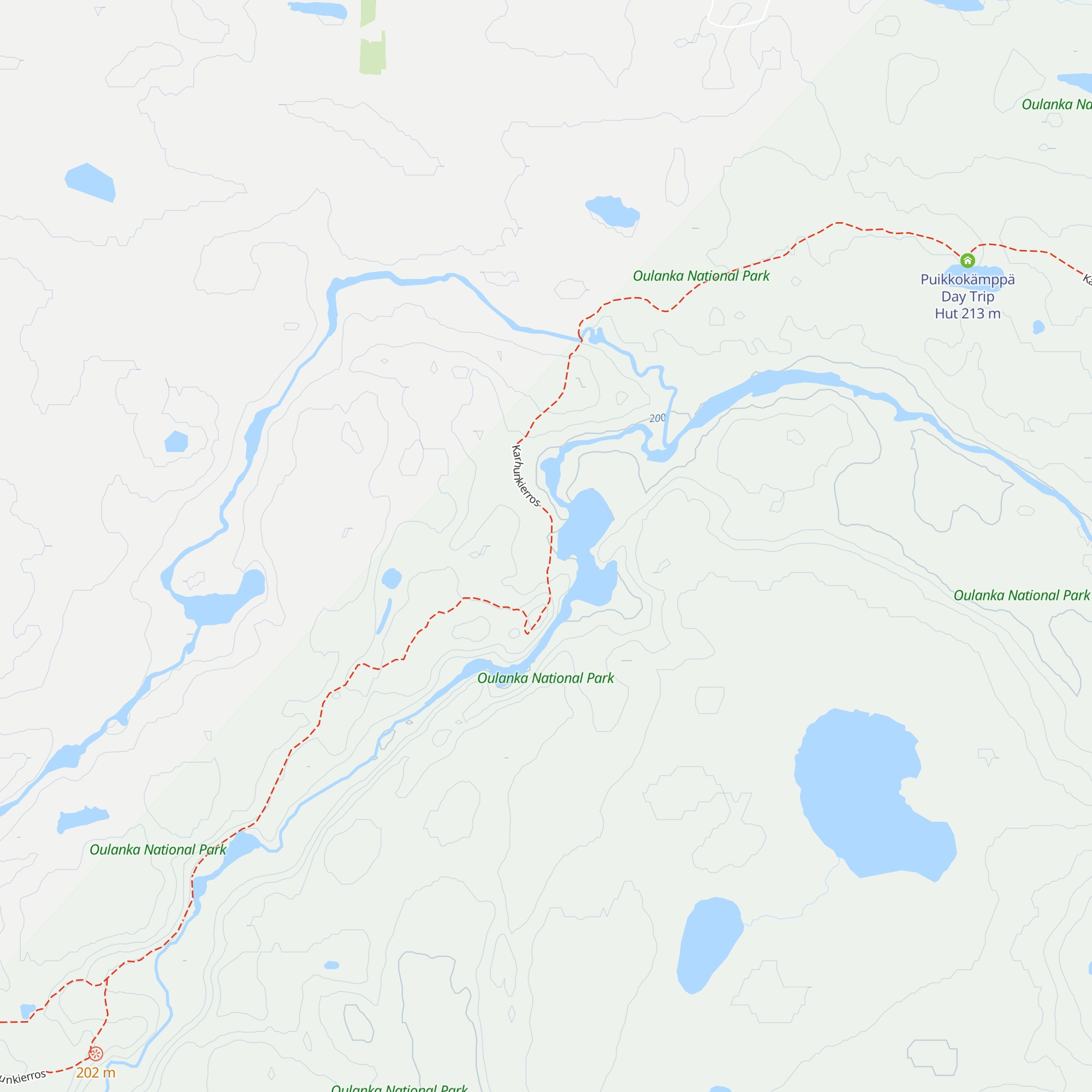 Ristikallio autiotupa map