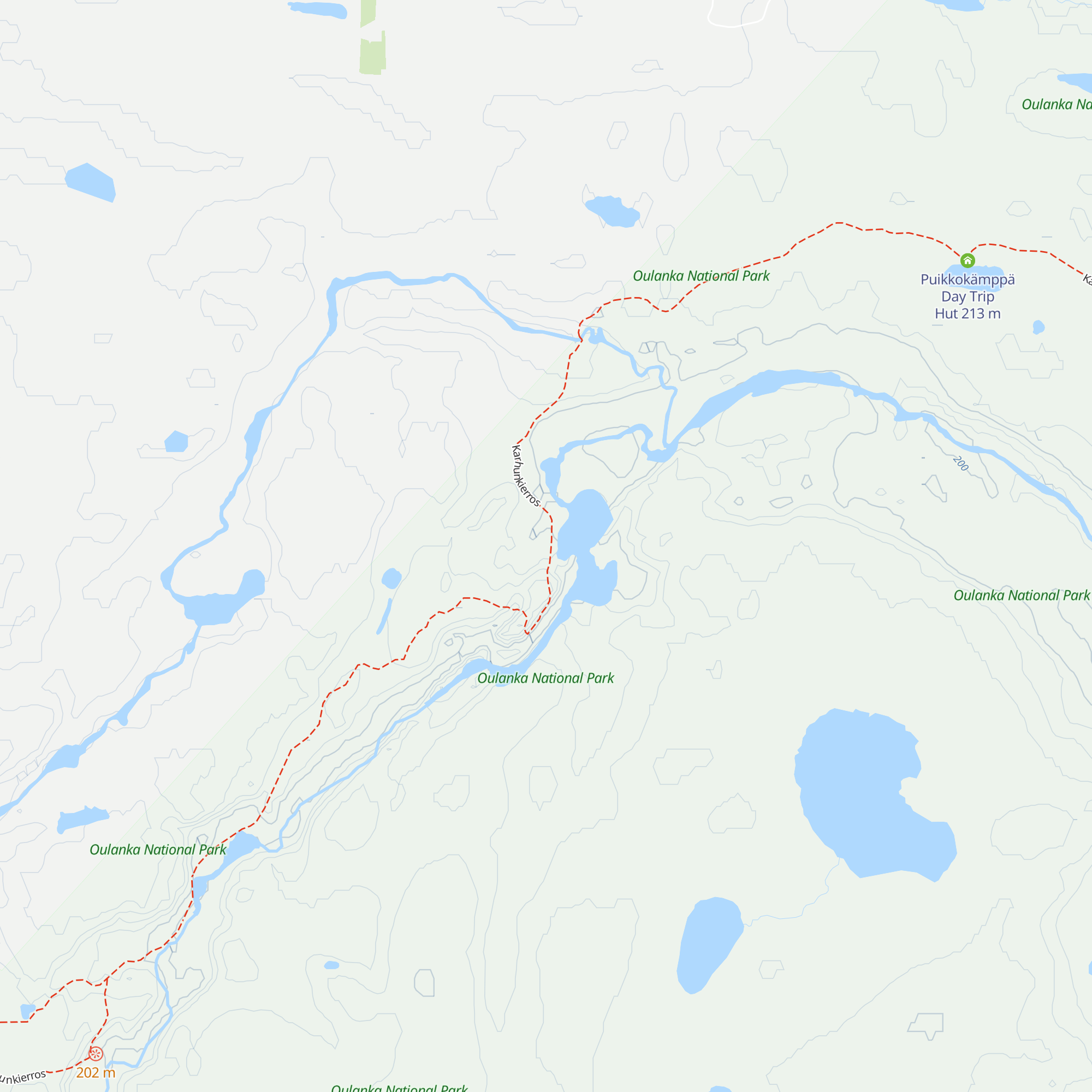 Ristikallio autiotupa map