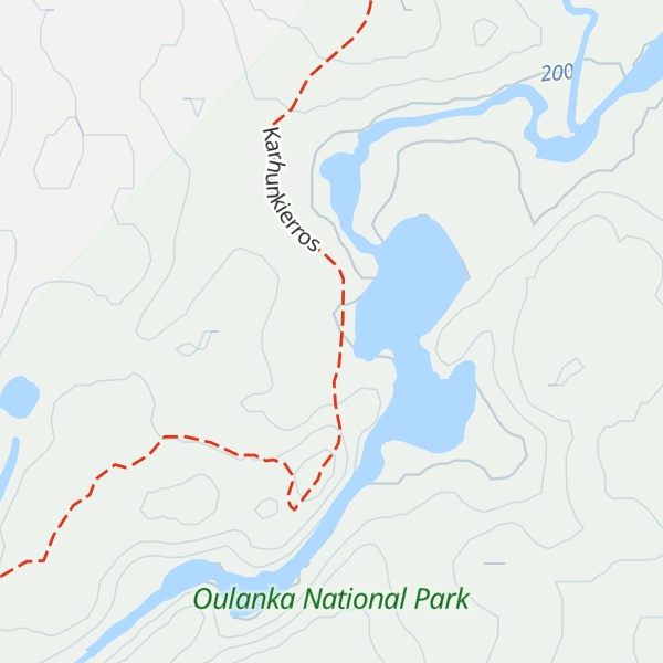 Map of Ristikallio autiotupa