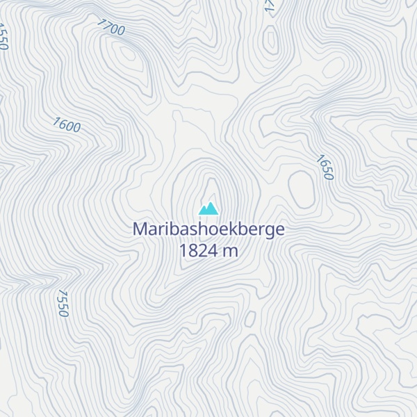 Map of Maribashoekberge