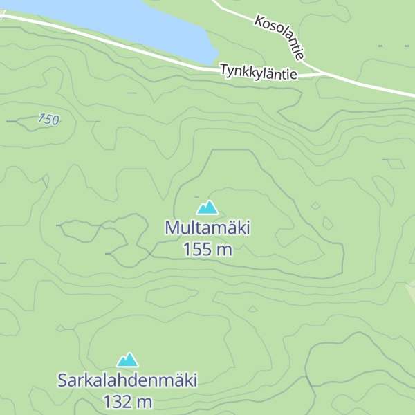 Map of Multamäki