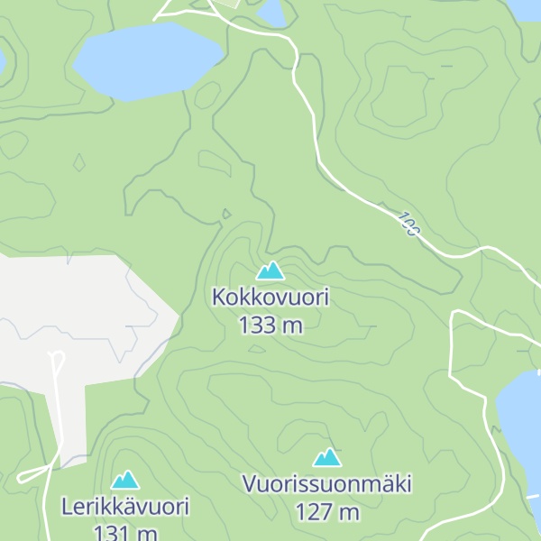 Map of Kokkovuori