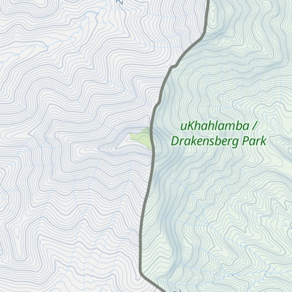 Map of Thaba Ngwangwe / Thaba-Koto