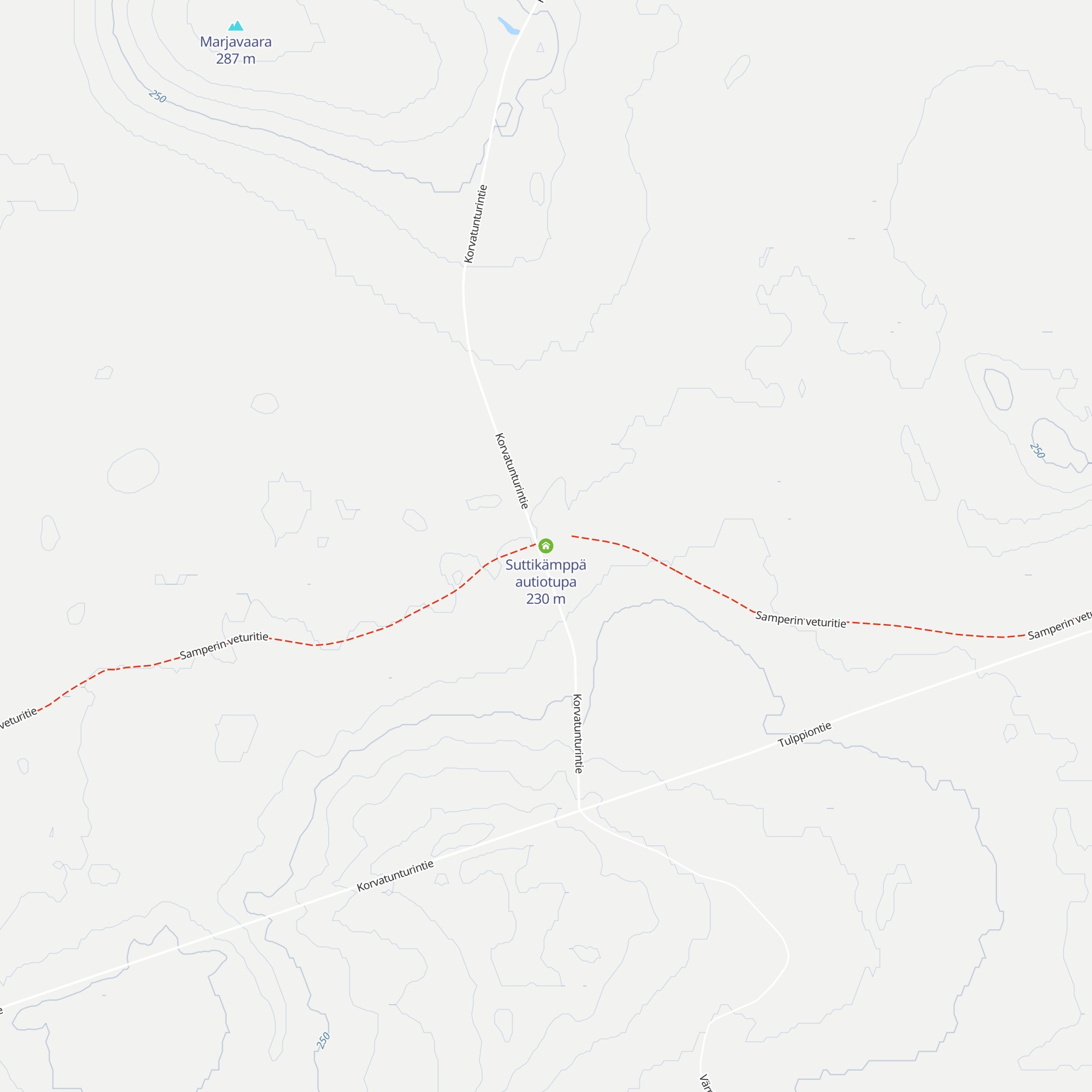 Suttikämppä autiotupa map